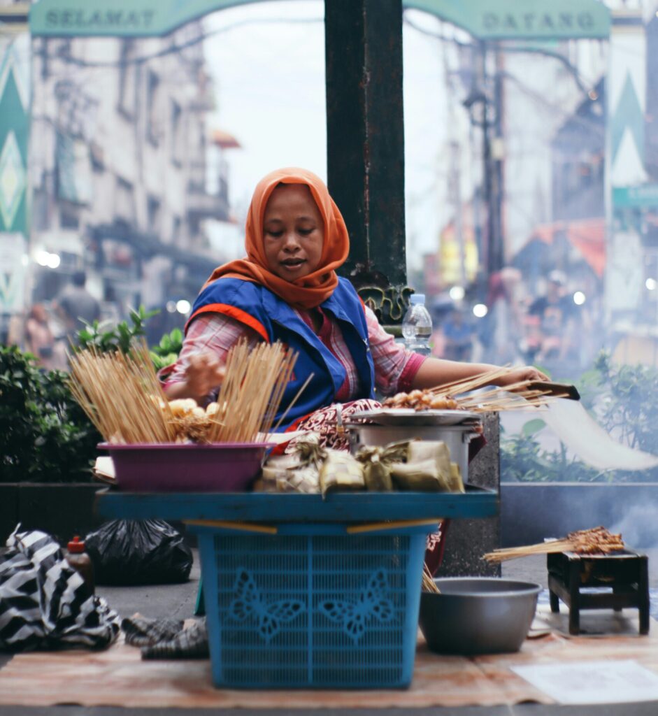 Indonesia, Yogyakarta, woman