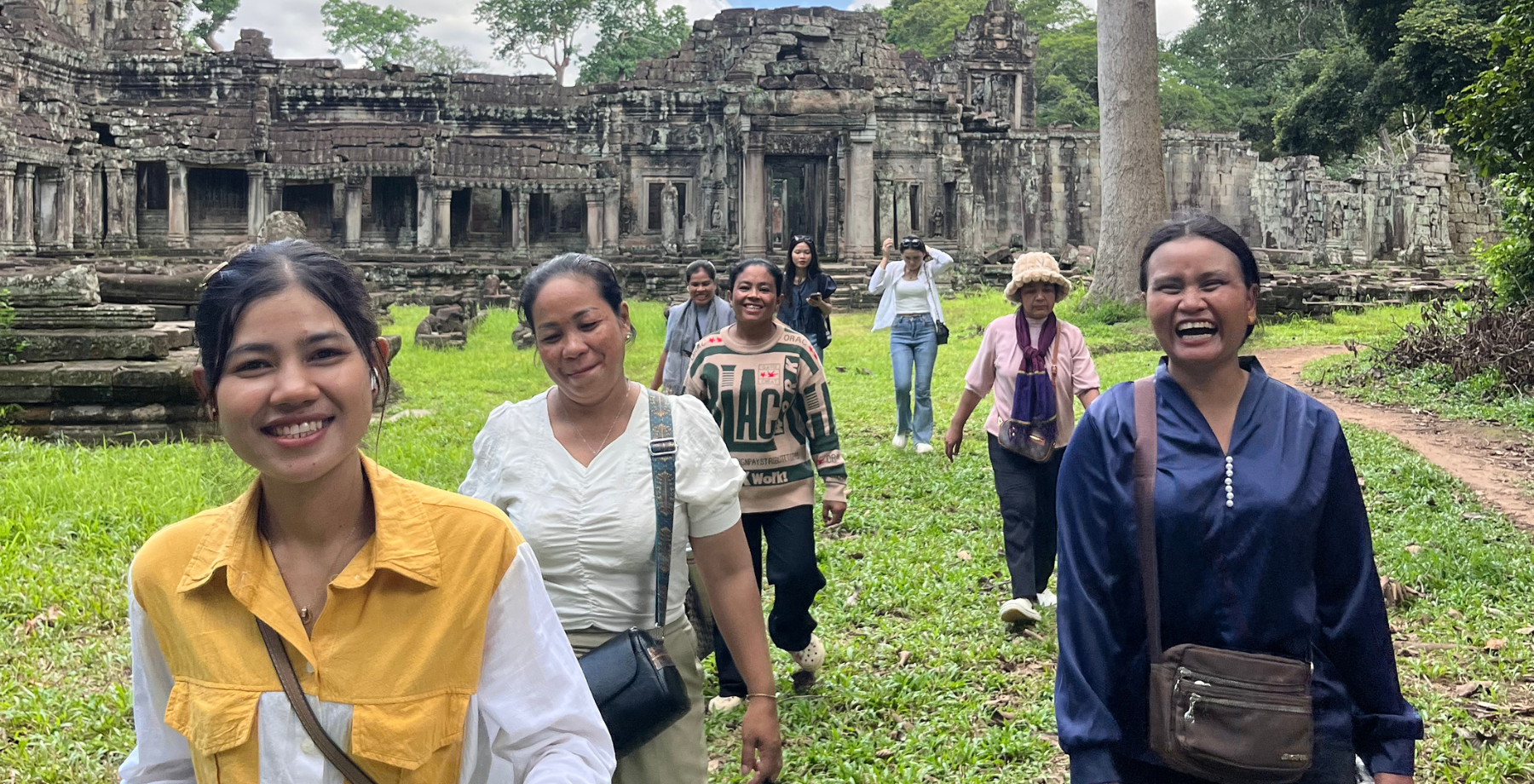 The women of Eco Soap Bank on a Buy a Trip, Give a Trip