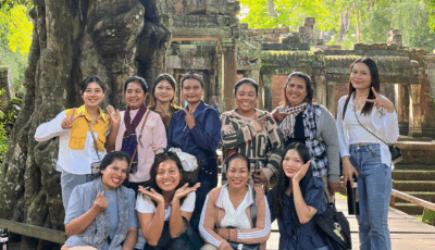 The women of Eco Soap Bank on a Buy a Trip, Give a Trip